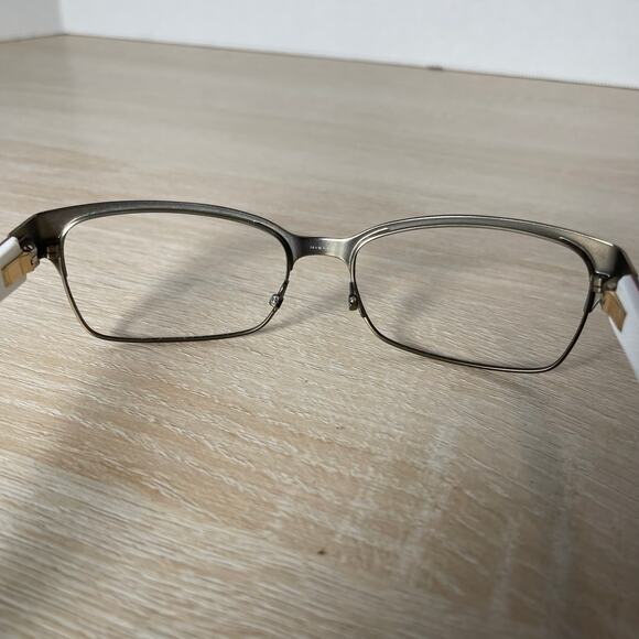 Gucci GG4214 5L3 Eyeglasses Silver Black Frames Only READ 54-16-135 - Picture 6 of 11